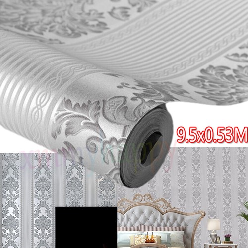 Silver grey wallpaper living - silver,