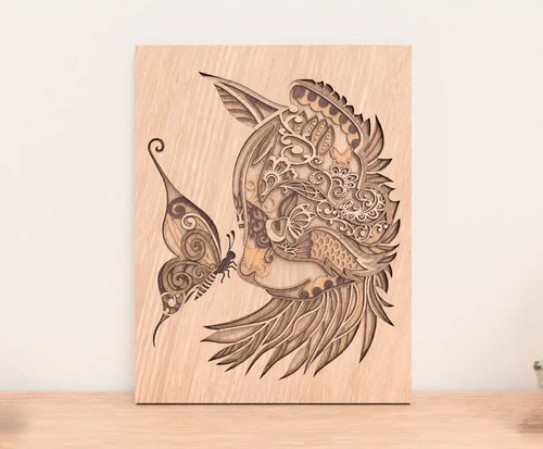 Cat wall art wooden - art,