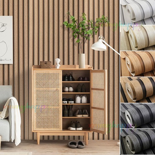 Wood panel effect plain - plain, grey