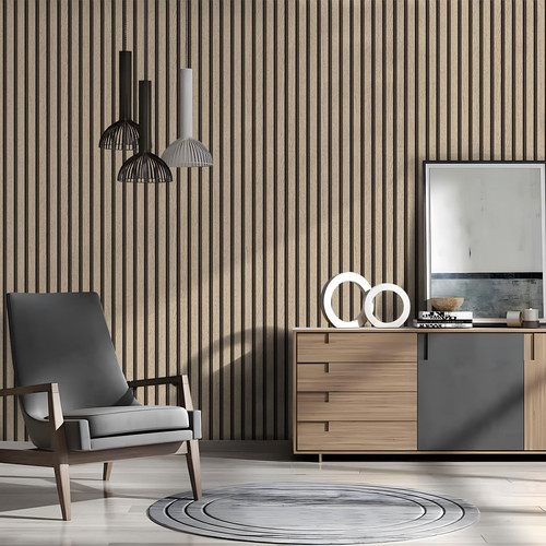 Wooden slat panelling - wooden,