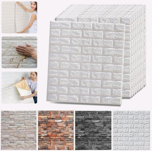Tile brick wall - 3d,