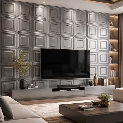 Foam tile wall - wall, sticker