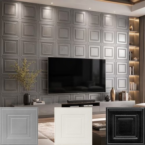 Foam tile wall panel - 3d,
