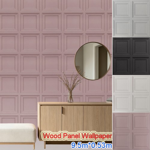 Wood panel wallpaper living - wood,